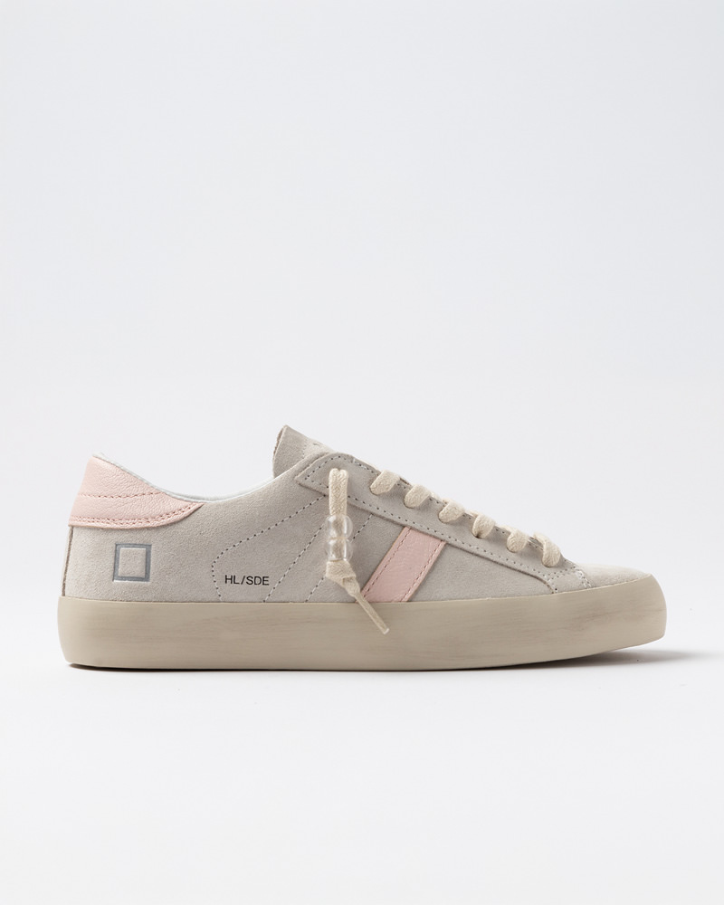 D.A.T.E.: HILL LOW SUEDE MILK