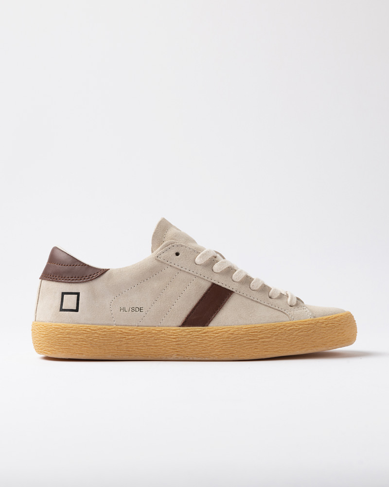 D.A.T.E.: HILL LOW SUEDE MILK