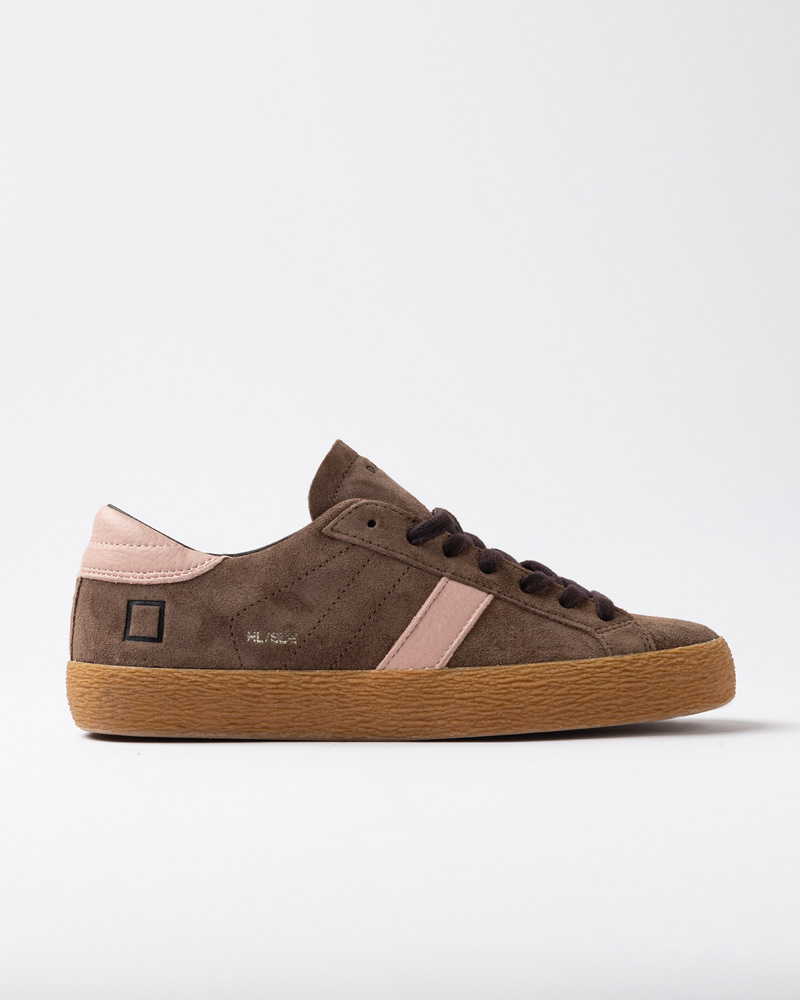 D.A.T.E.: HILL LOW SUEDE TAUPE