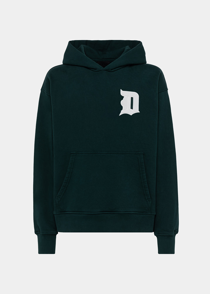 D.A.T.E.: HOODIE LETTER GREEN