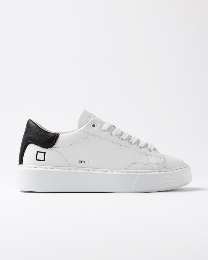 DATE SFERA CALF WHITE-BLACK