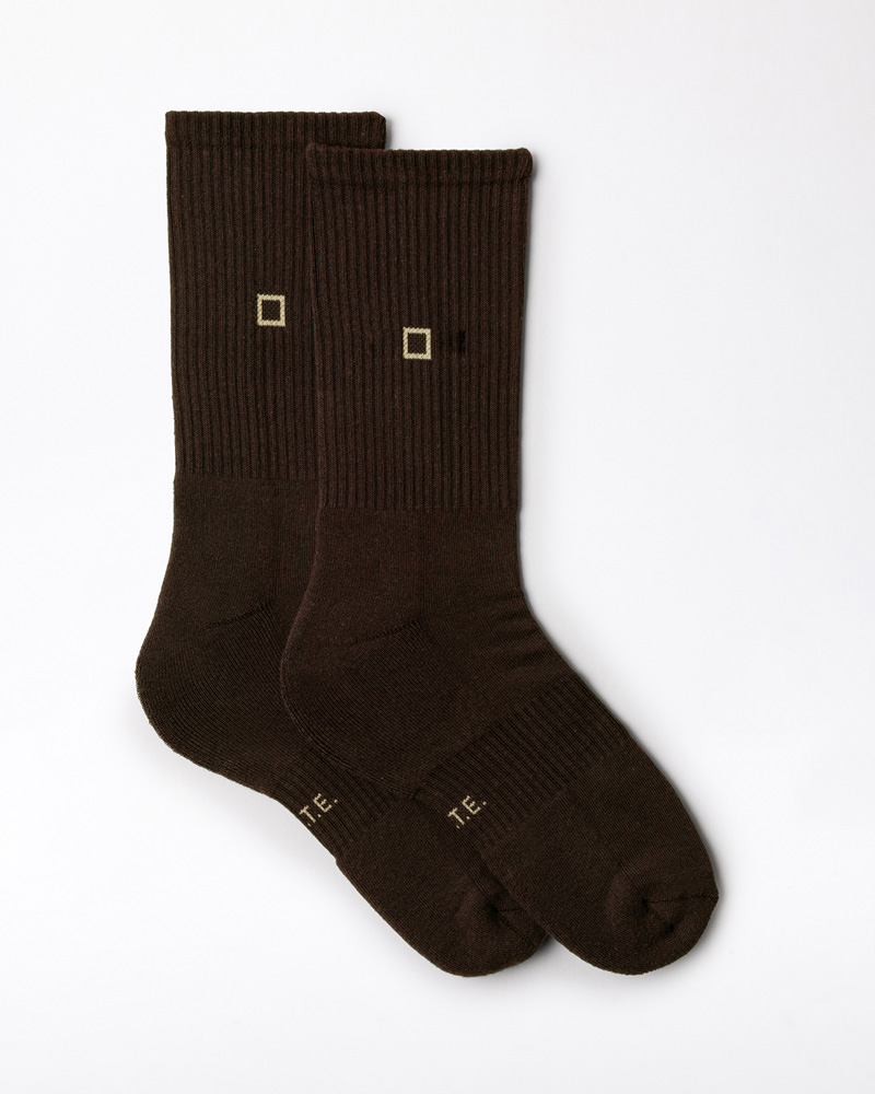 DATE SOCKS BASIC BROWN