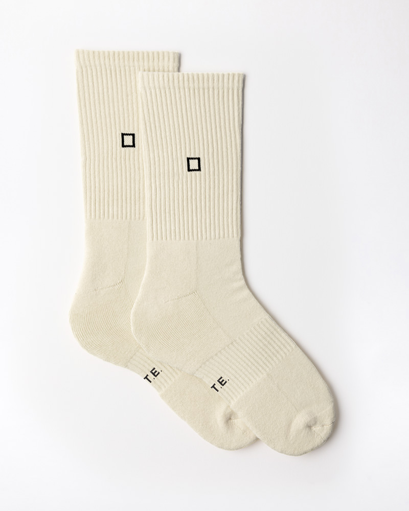 DATE SOCKS BASIC IVORY