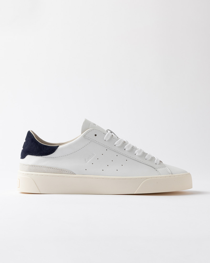 D.A.T.E.: SONICA CALF WHITE-BLUE
