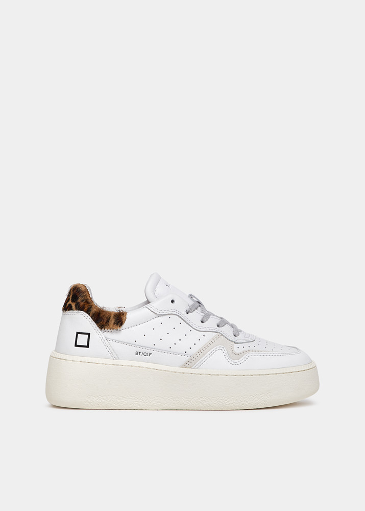 D.A.T.E.: STEP CALF WHITE-LEOPARD