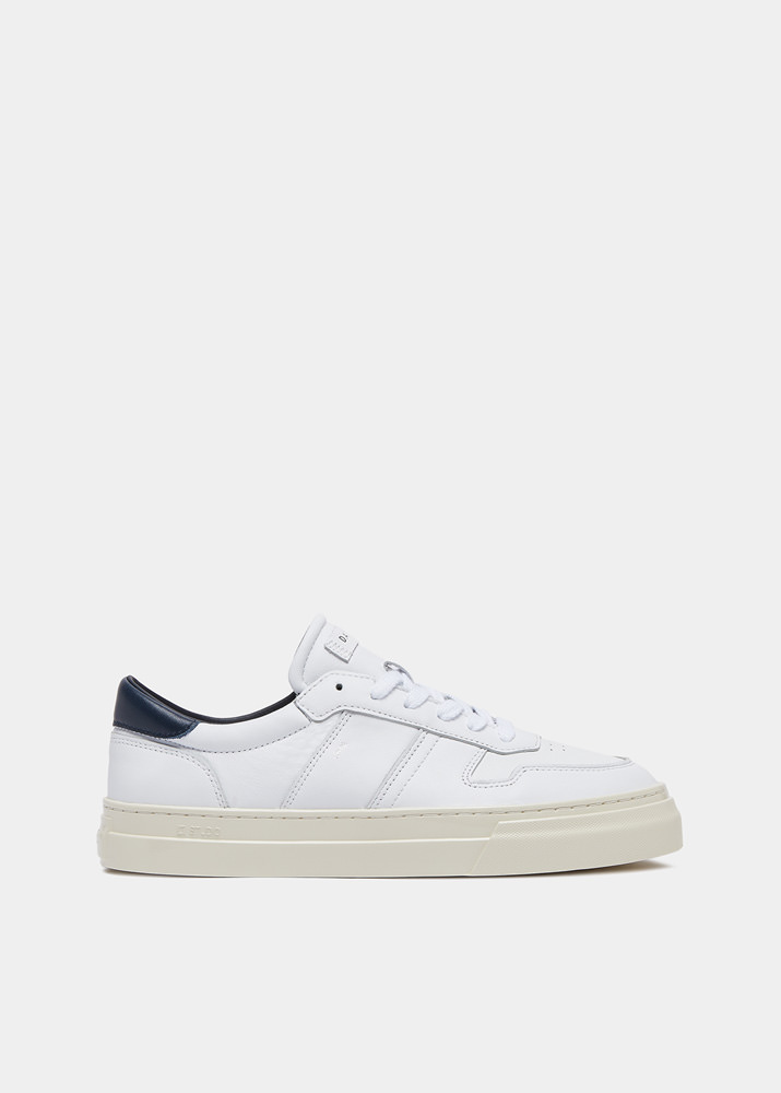 D.A.T.E.: STUDIO CALF WHITE-BLUE