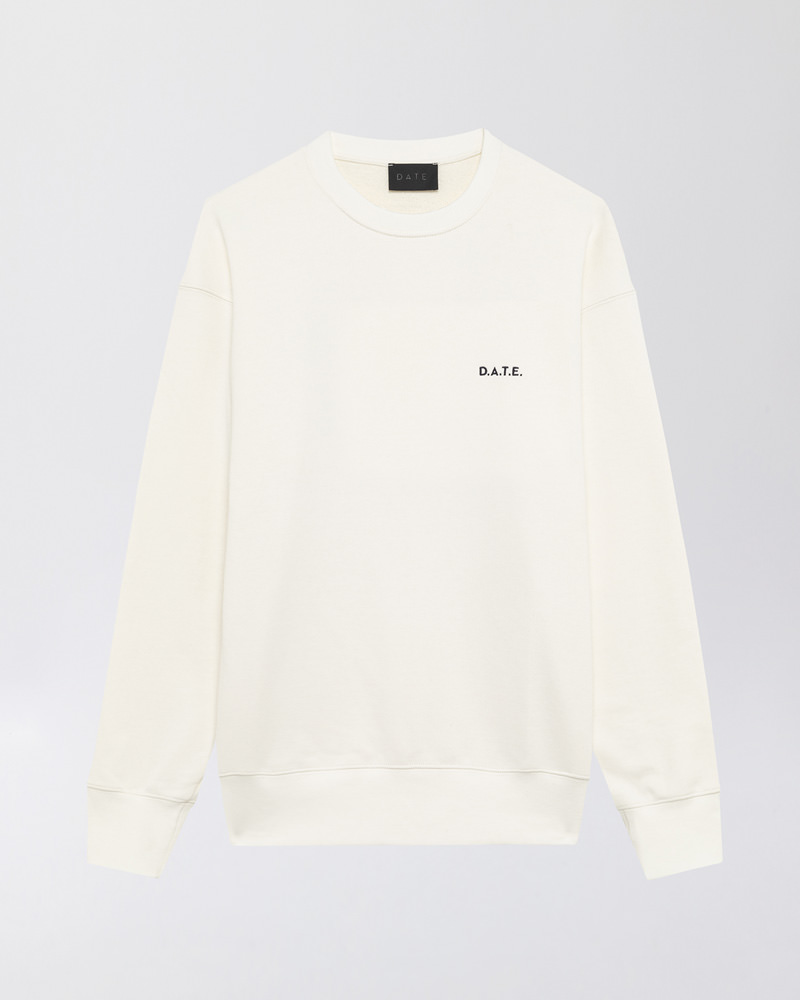 D.A.T.E.: SWEATSHIRT BASIC IVORY
