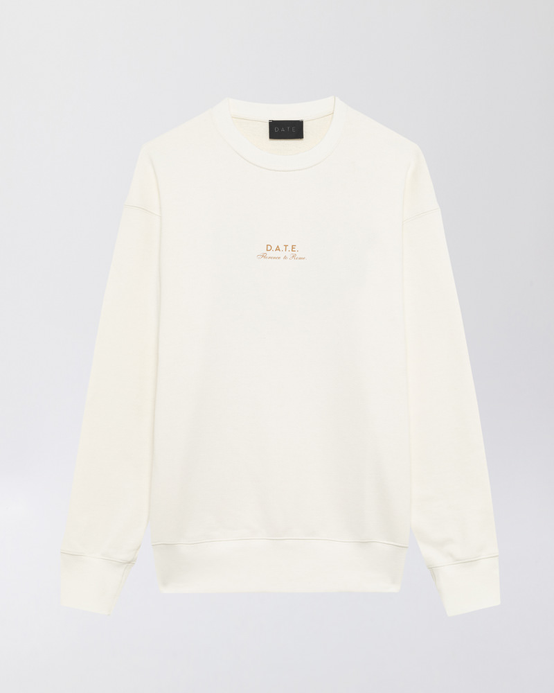 D.A.T.E.: SWEATSHIRT DATE ROME IVORY