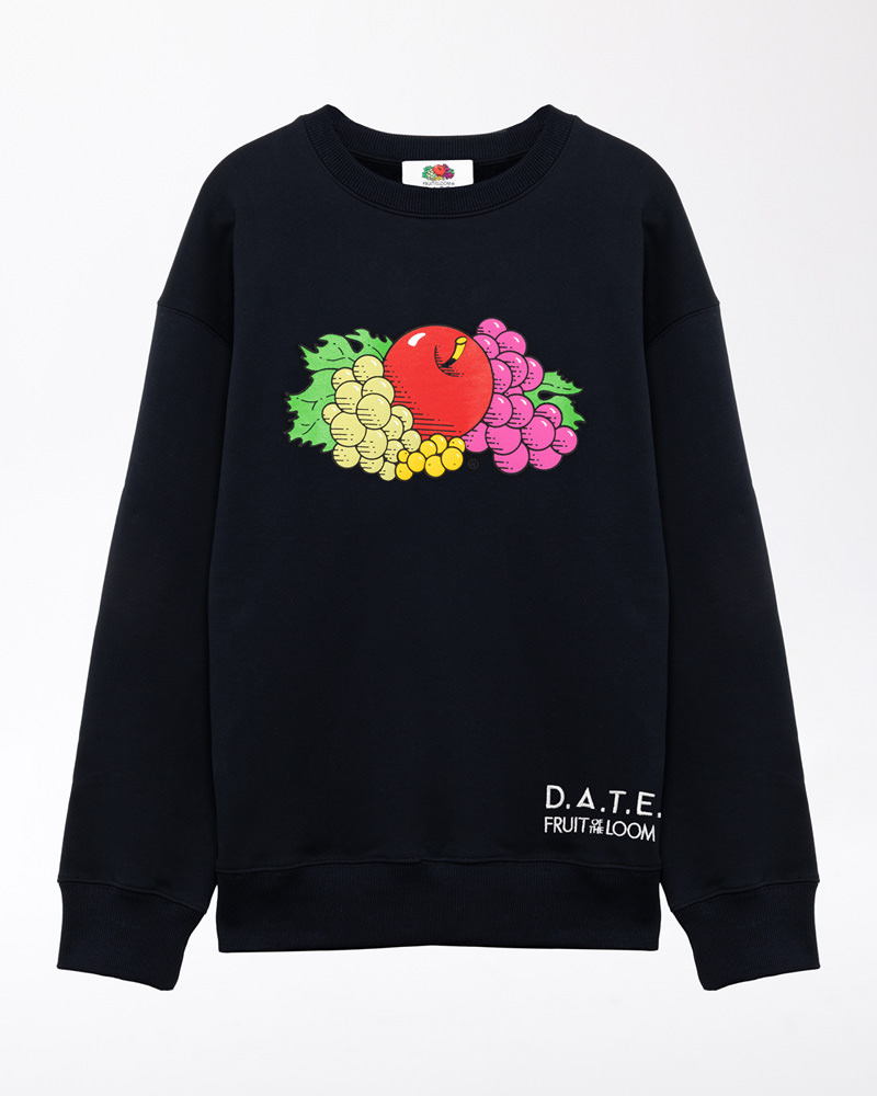 D.A.T.E.: SWEATSHIRT FRUIT BLUE