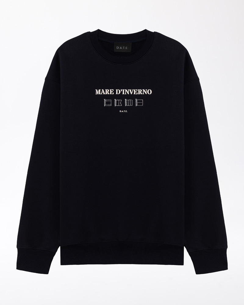 DATE SWEATSHIRT MARE D'INVERNO BLUE