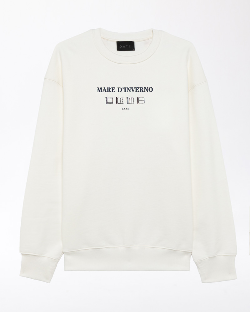 DATE SWEATSHIRT MARE D'INVERNO IVORY