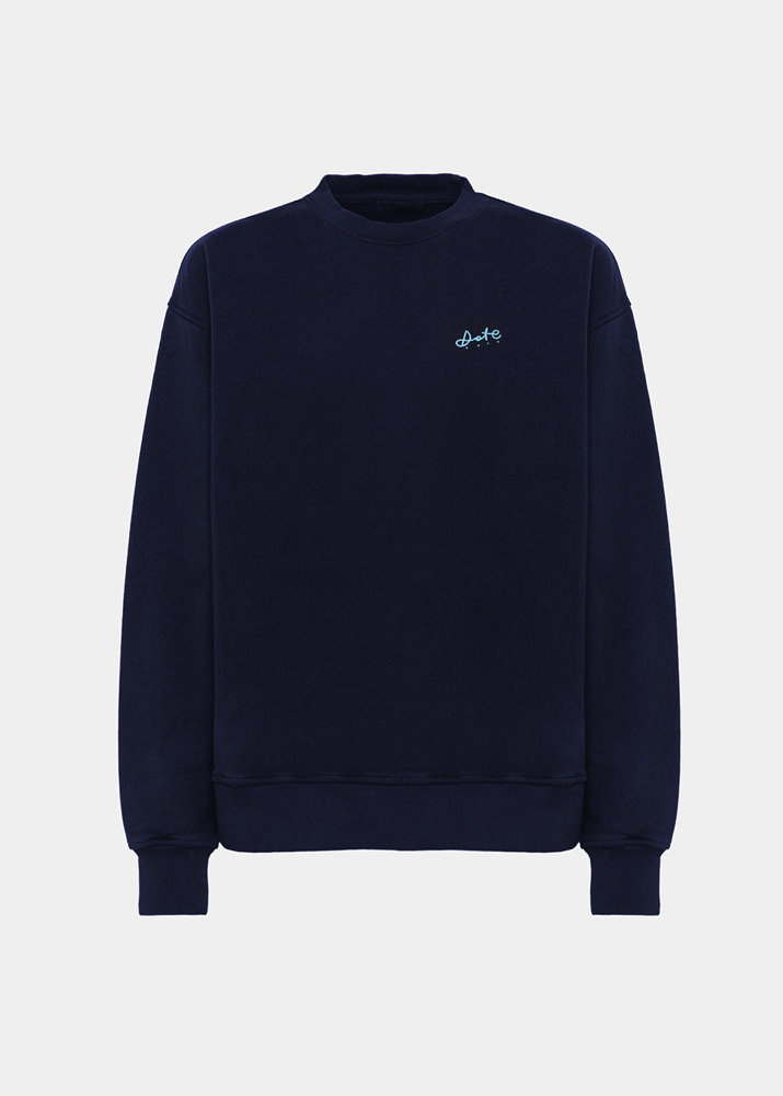 D.A.T.E.: SWEATSHIRT SOFT BLUE