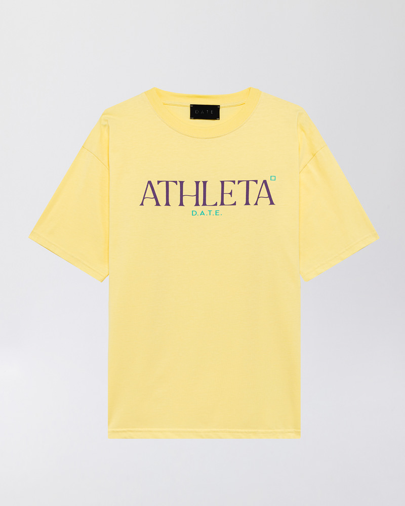 D.A.T.E.: T-SHIRT ATHLETA YELLOW