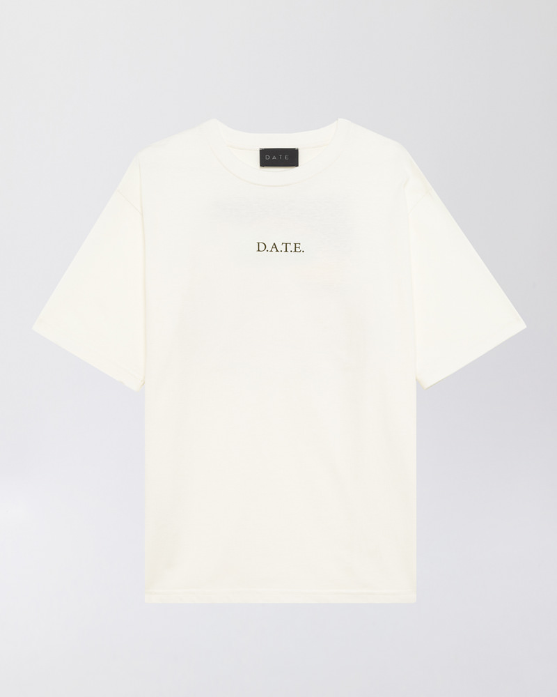 D.A.T.E.: T-SHIRT CERAMICA IVORY