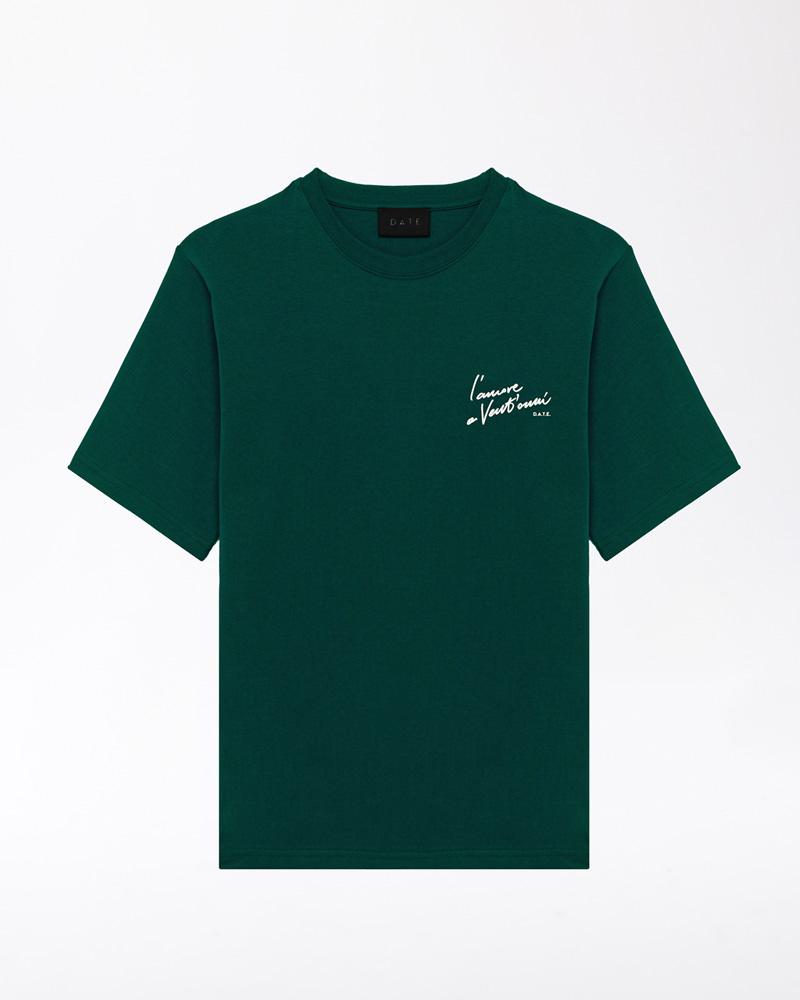 DATE T-SHIRT GREEN 20 ANNI