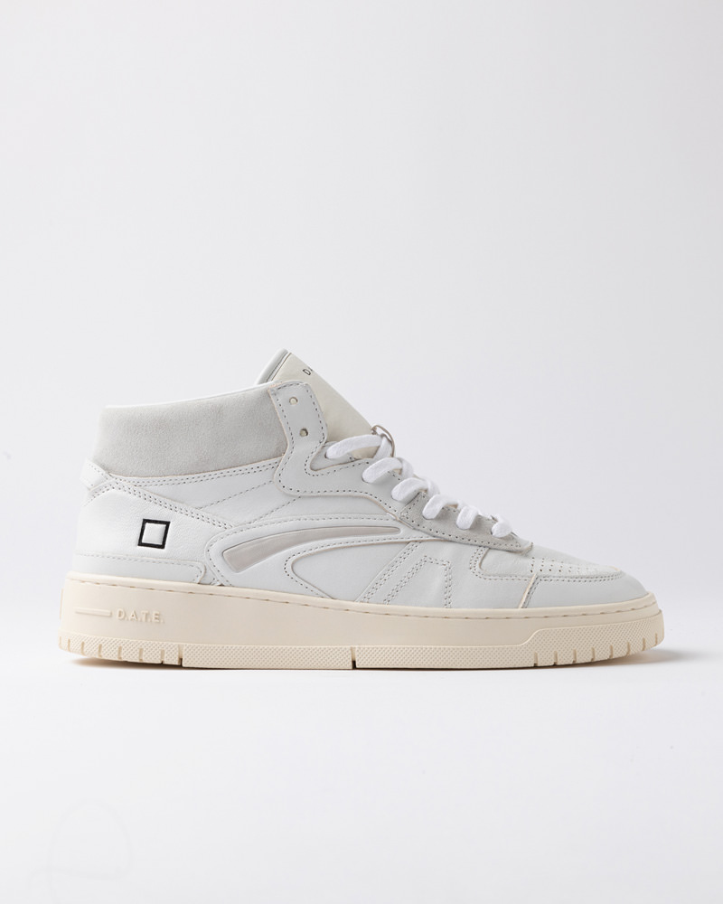 D.A.T.E.: TORNEO HIGH VINTAGE CALF WHITE