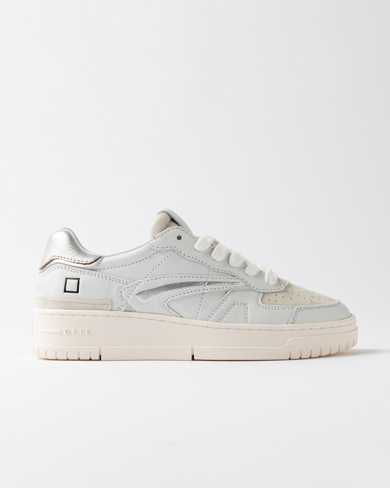 D.A.T.E.: TORNEO PURE CALF WHITE-SILVER