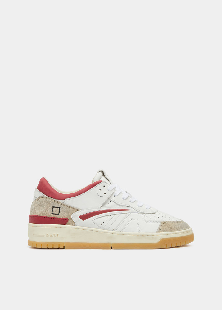 D.A.T.E.: TORNEO VINTAGE CALF WHITE-RED