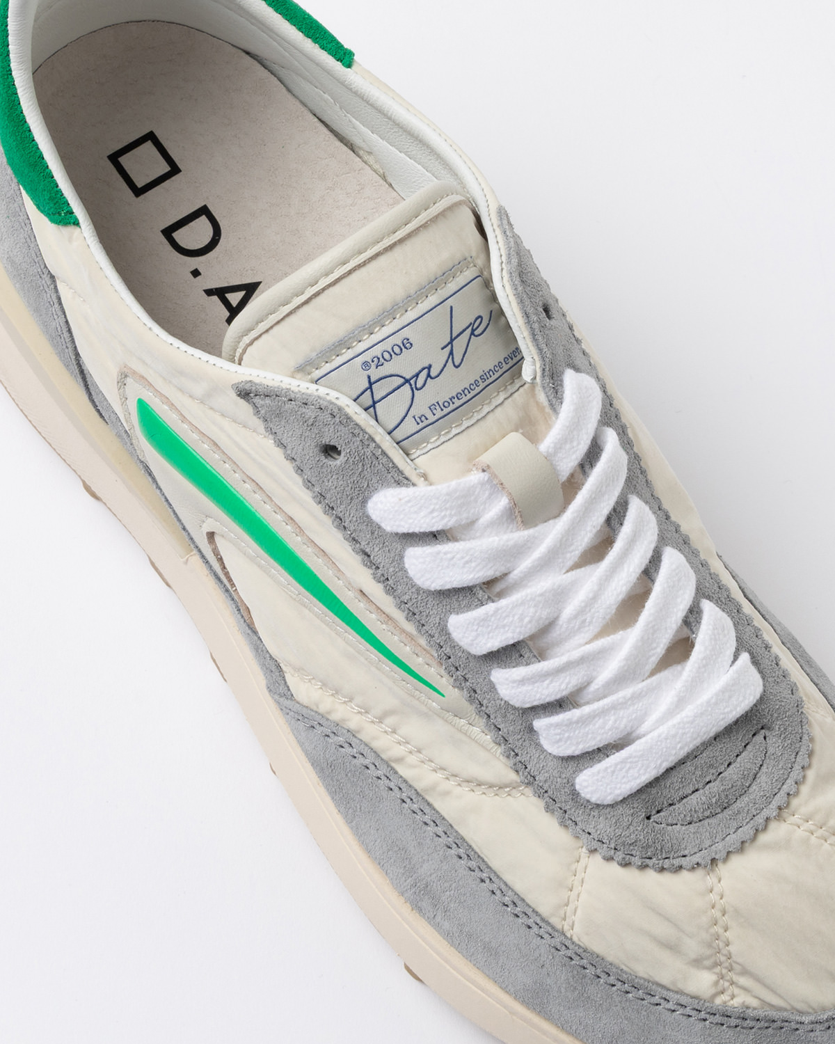 D.A.T.E.: ATHLETA NYLON IVORY-GREEN