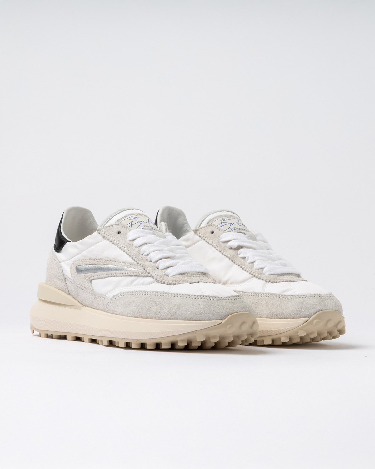 D.A.T.E.: ATHLETA NYLON WHITE-BLACK