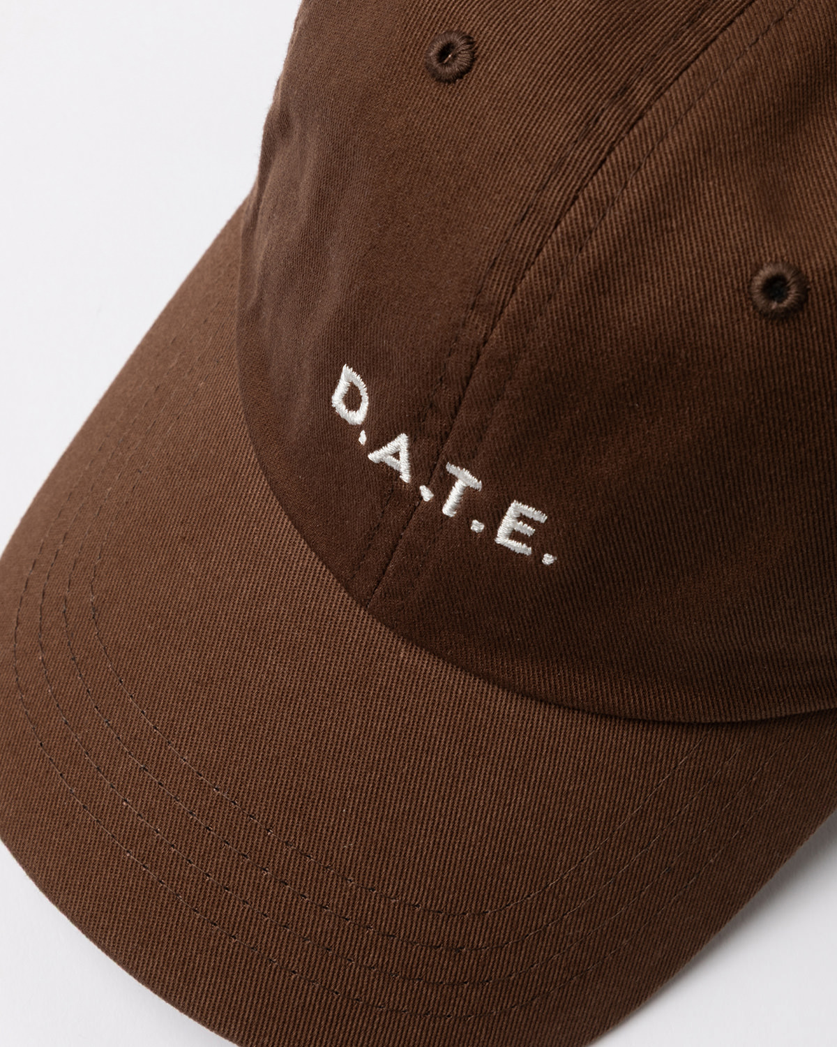 D.A.T.E.: BASEBALL CAP BASIC BROWN