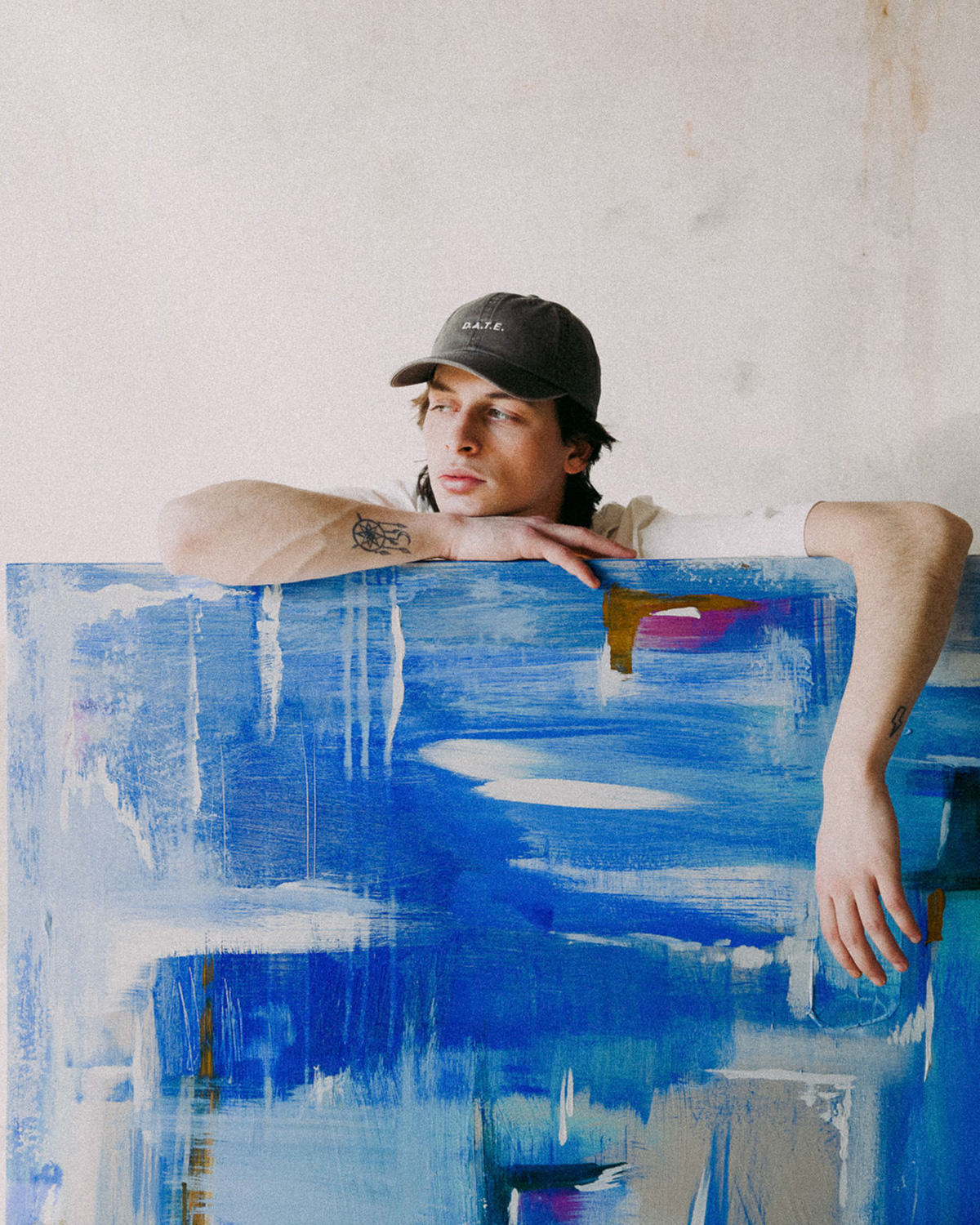 D.A.T.E.: BASEBALL CAP BASIC GRAY