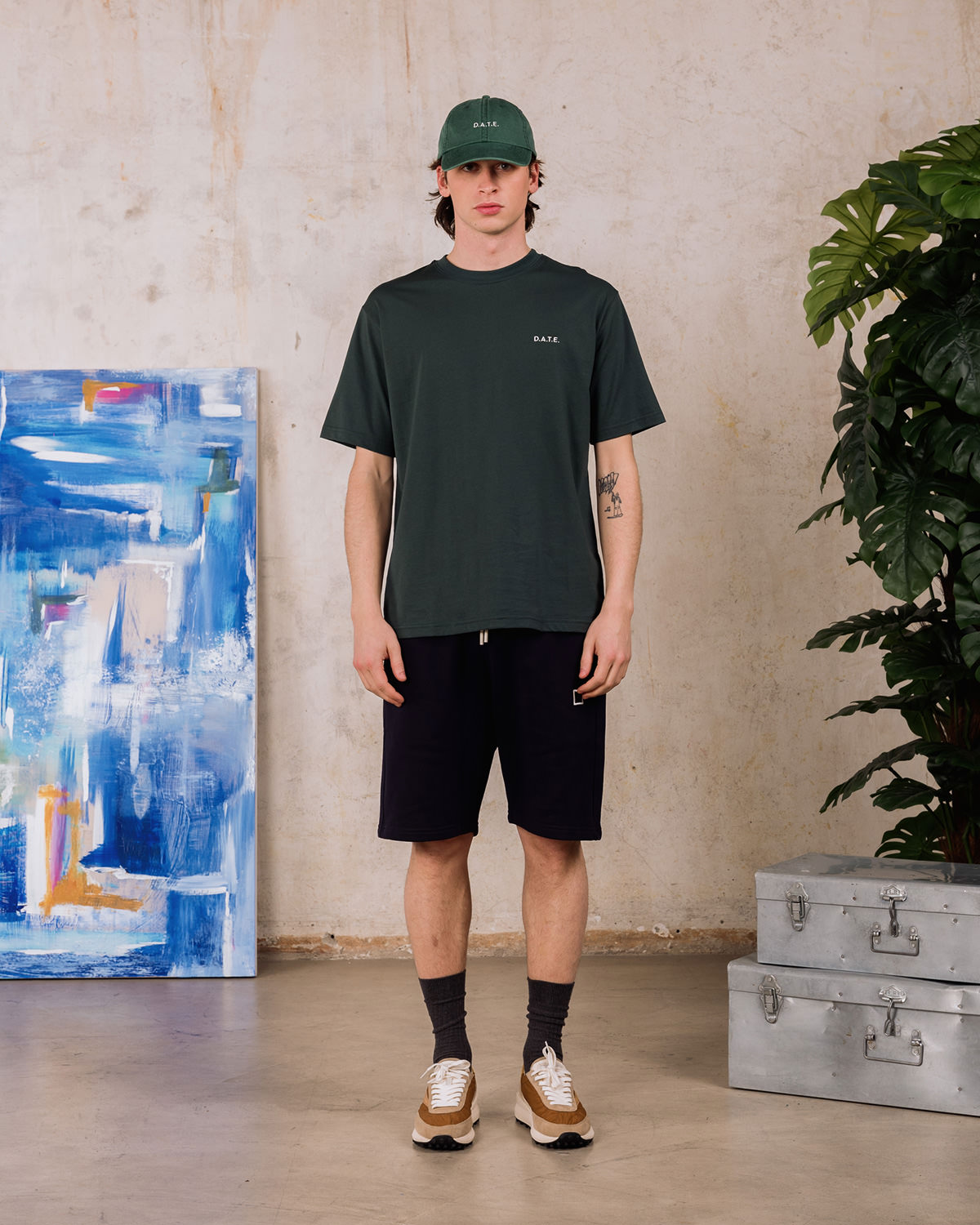 D.A.T.E.: BASEBALL CAP BASIC GREEN