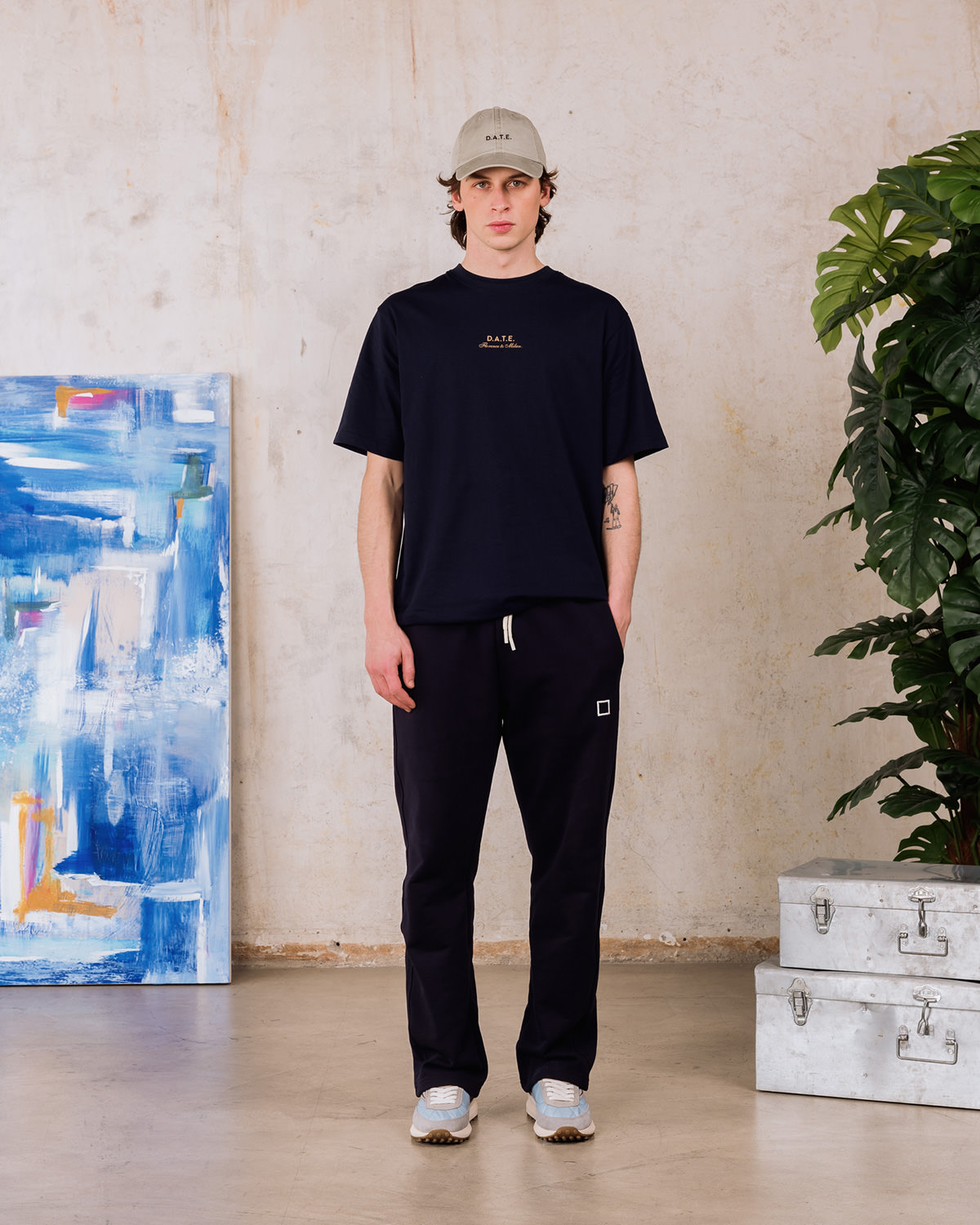 D.A.T.E.: BASEBALL CAP BASIC SAND