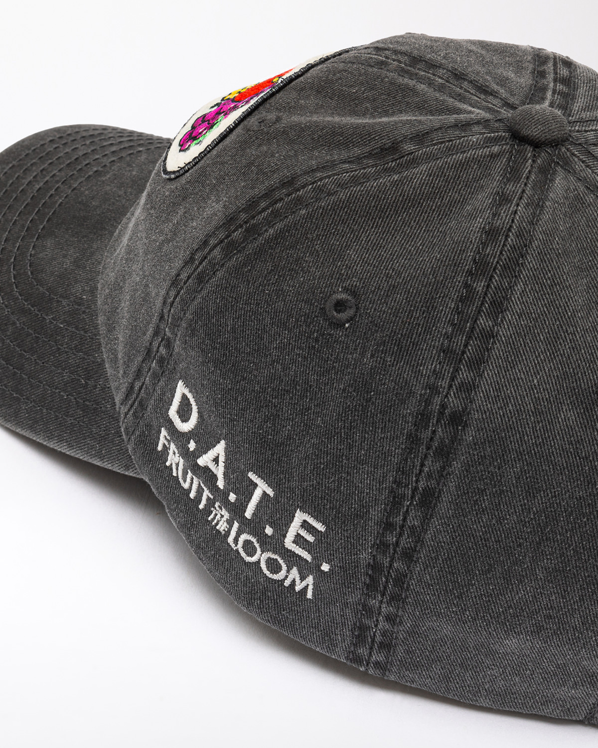 D.A.T.E.: BASEBALL CAP FRUIT BLACK