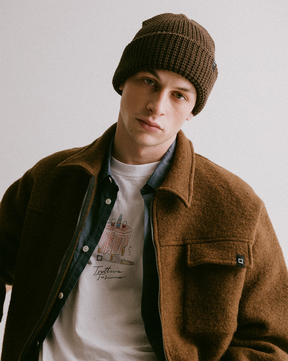 D.A.T.E.: BEANIE BASIC BROWN
