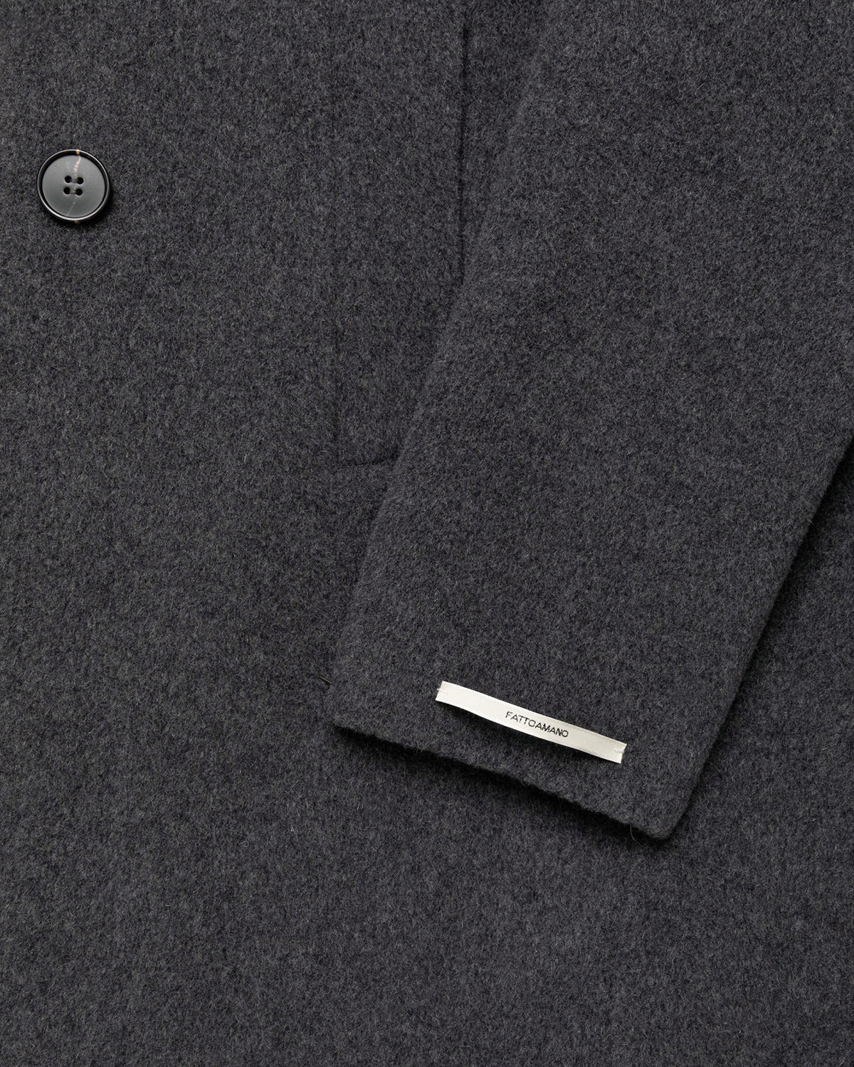 D.A.T.E.: COAT WOOL GREY