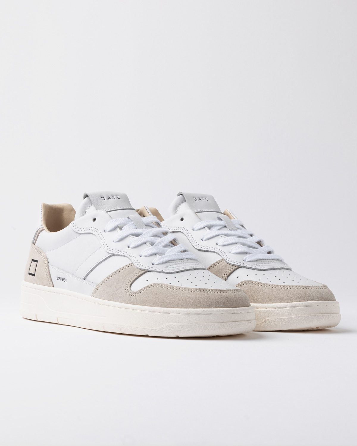 D.A.T.E.: COURT 2.0 BASIC WHITE-BEIGE