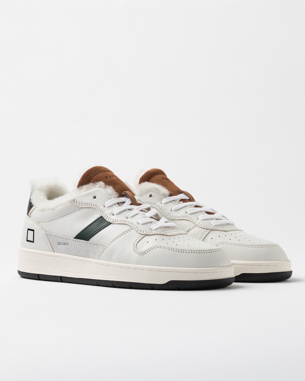 D.A.T.E.: COURT 2.0 FUR VINTAGE WHITE-CUOIO