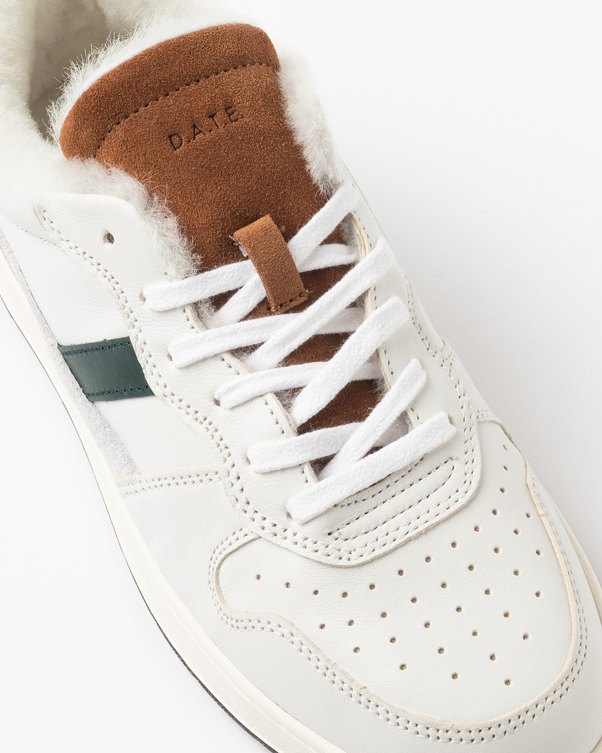 D.A.T.E.: COURT 2.0 FUR VINTAGE WHITE-CUOIO