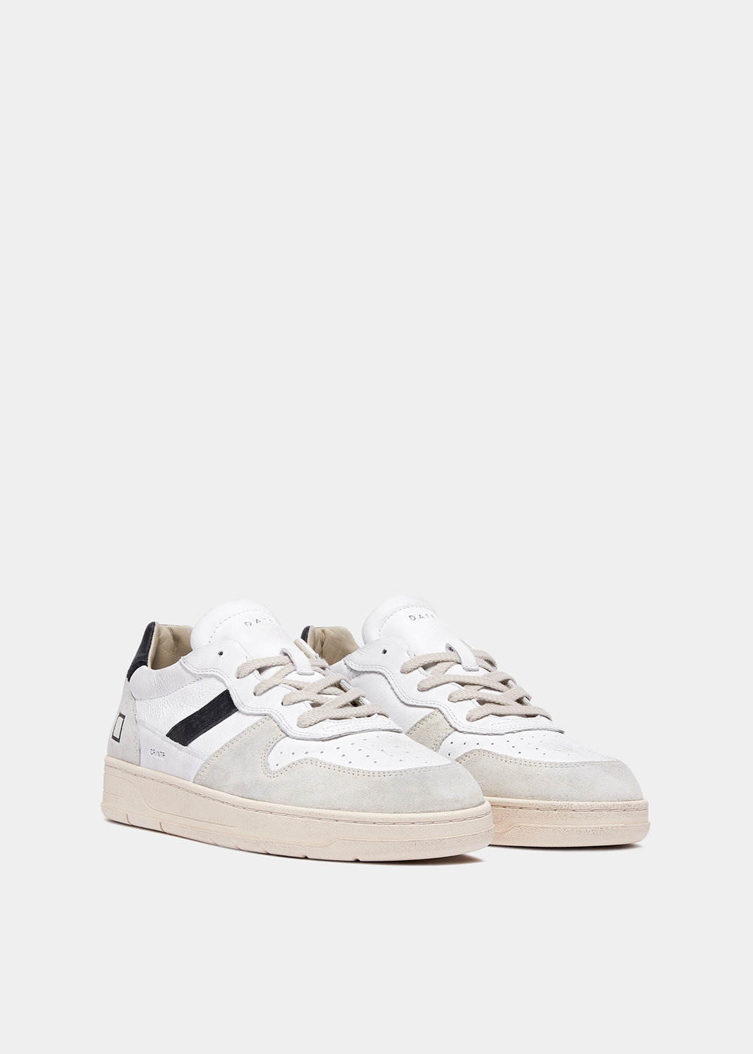 D.A.T.E.: COURT 2.0 NATURAL WHITE-BLACK