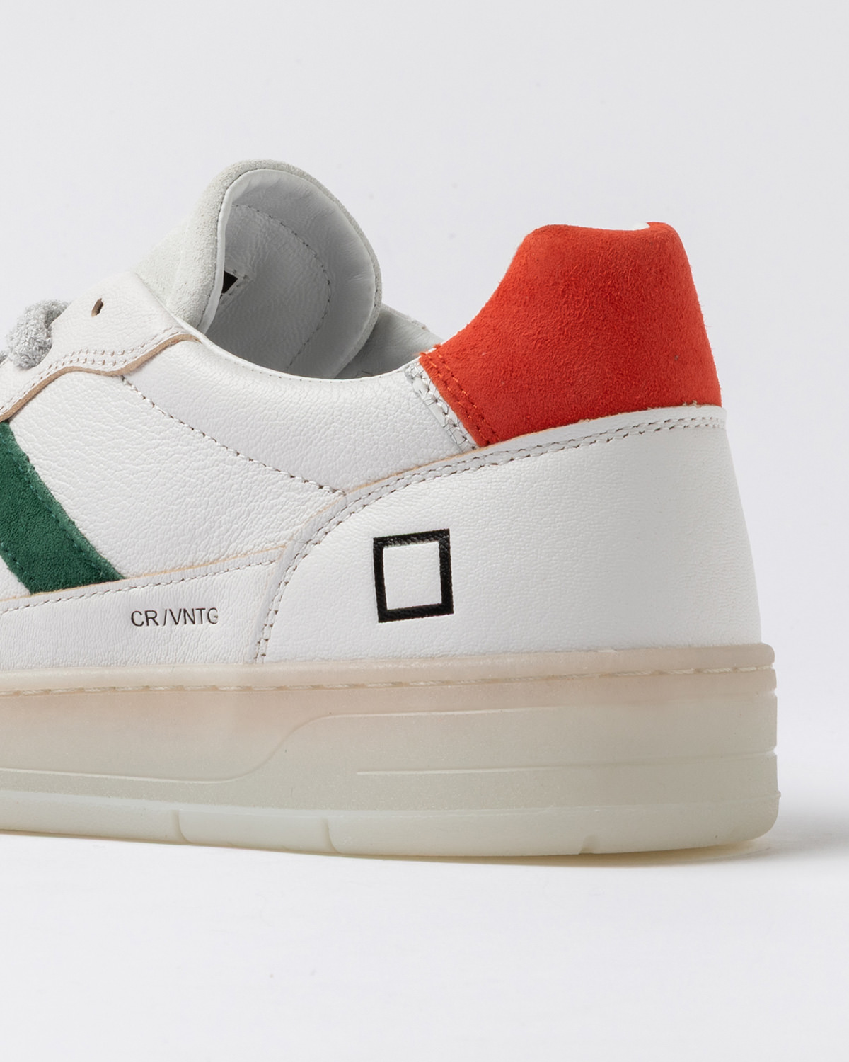 D.A.T.E.: COURT 2.0 NATURAL WHITE-ORANGE