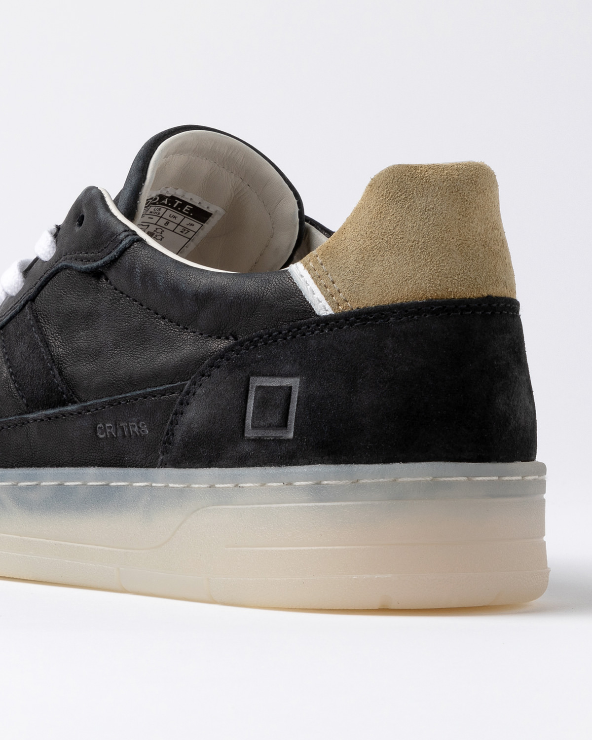 D.A.T.E.: COURT 2.0 TRANSPARENT BLACK