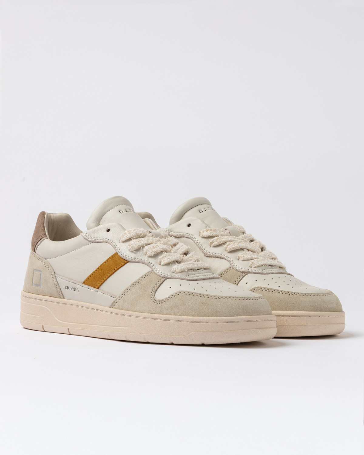 D.A.T.E.: COURT 2.0 VINTAGE CALF IVORY