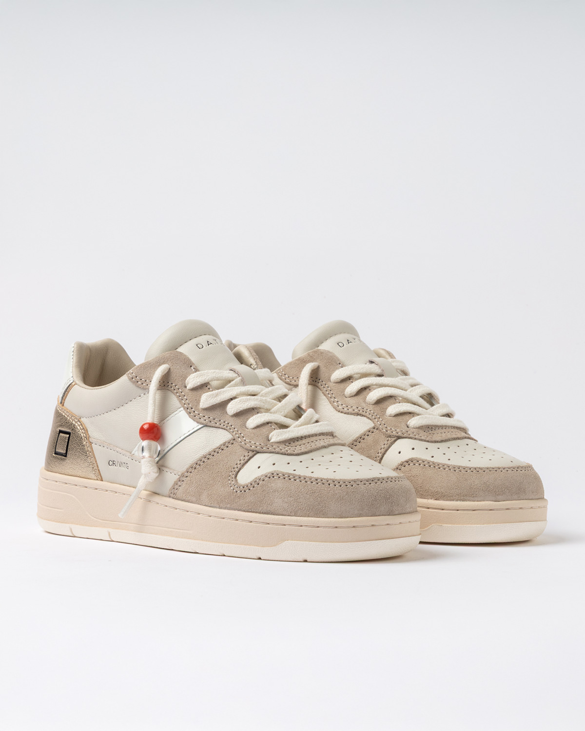 D.A.T.E.: COURT 2.0 VINTAGE CALF IVORY