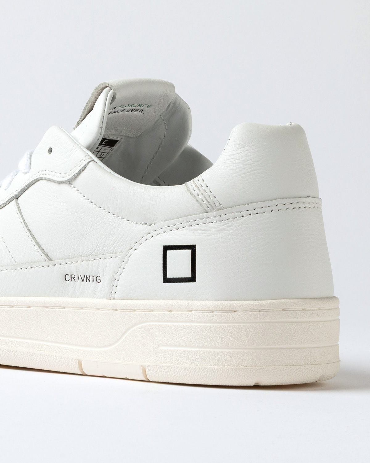 D.A.T.E.: COURT 2.0 VINTAGE CALF WHITE