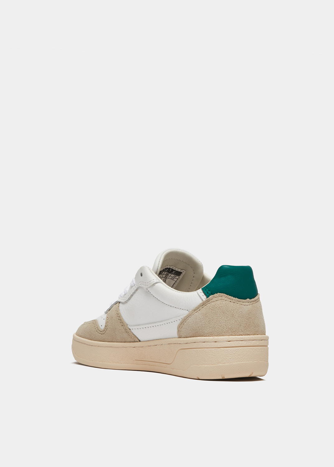 D.A.T.E.: COURT 2.0 VINTAGE CALF WHITE-GREEN 2