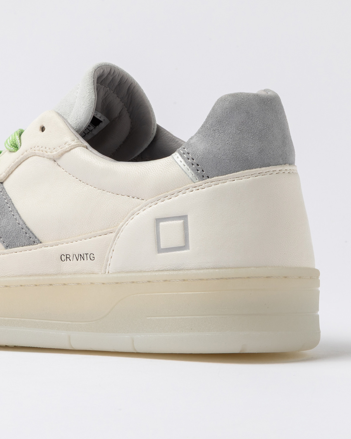 D.A.T.E.: COURT 2.0 VINTAGE CALF WHITE-GREY