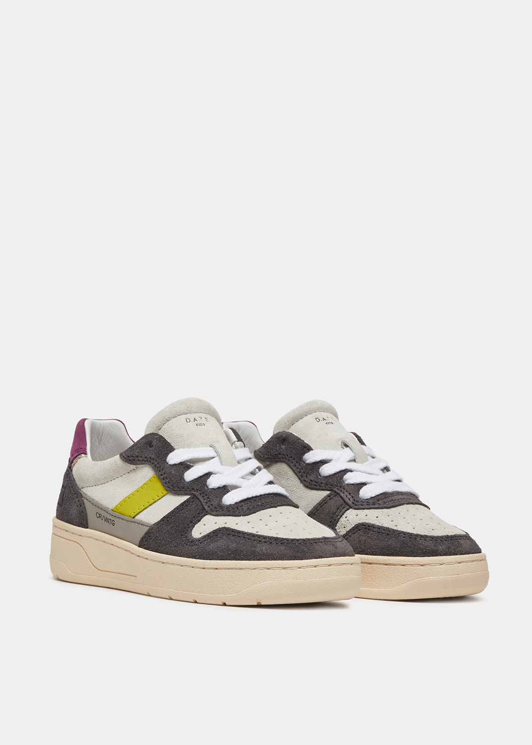 D.A.T.E.: COURT 2.0 VINTAGE CALF WHITE-PURPLE 2