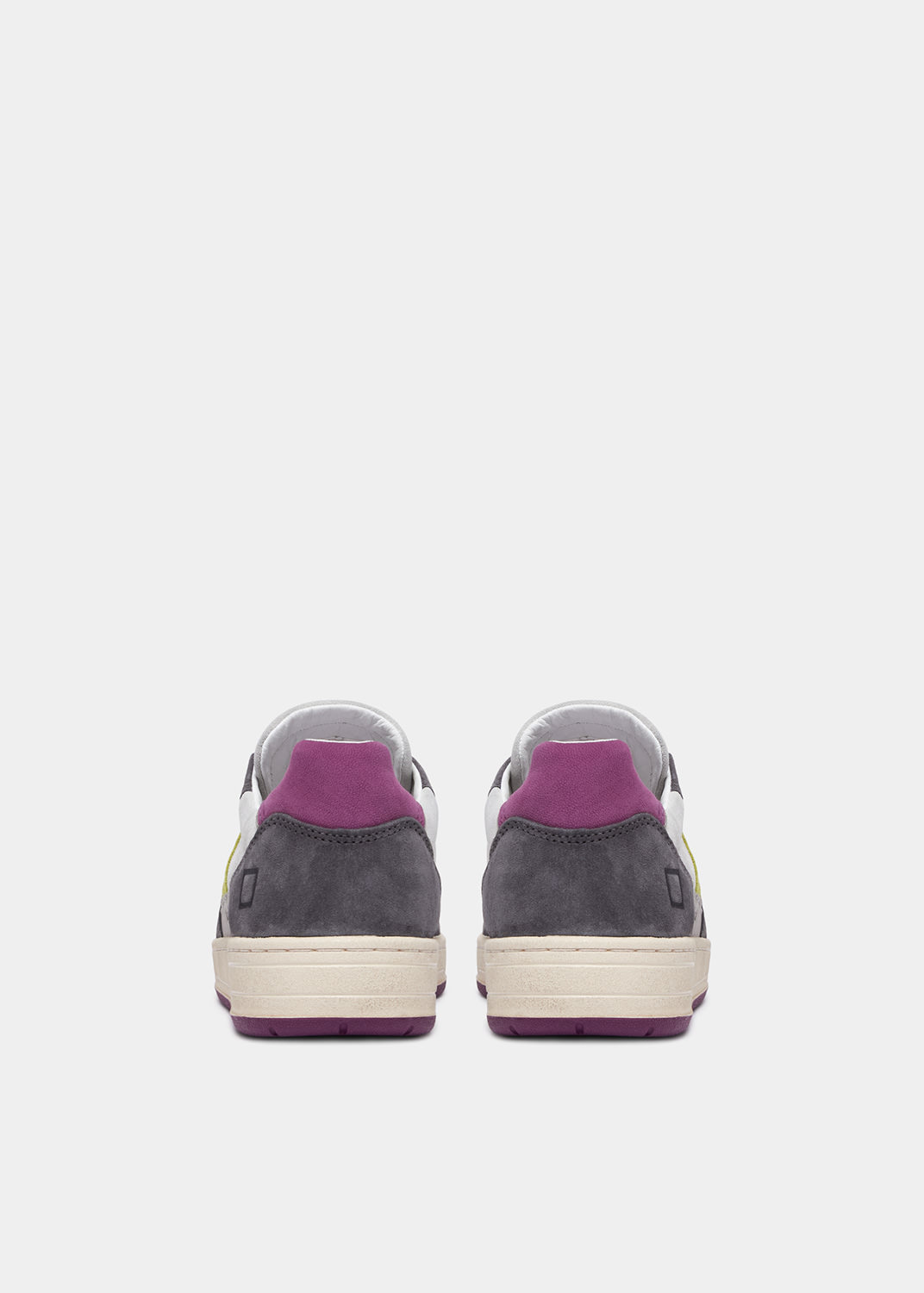 D.A.T.E.: COURT 2.0 VINTAGE CALF WHITE-PURPLE