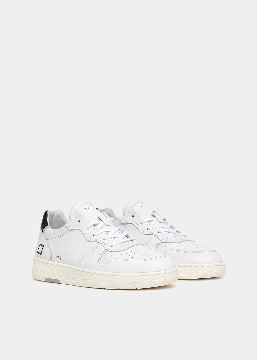 D.A.T.E.: COURT CALF WHITE-BLACK