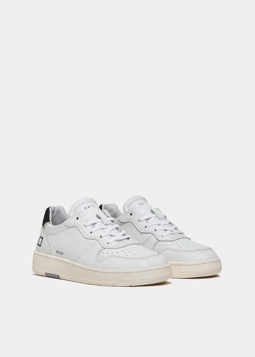 D.A.T.E.: COURT CALF WHITE-BLACK