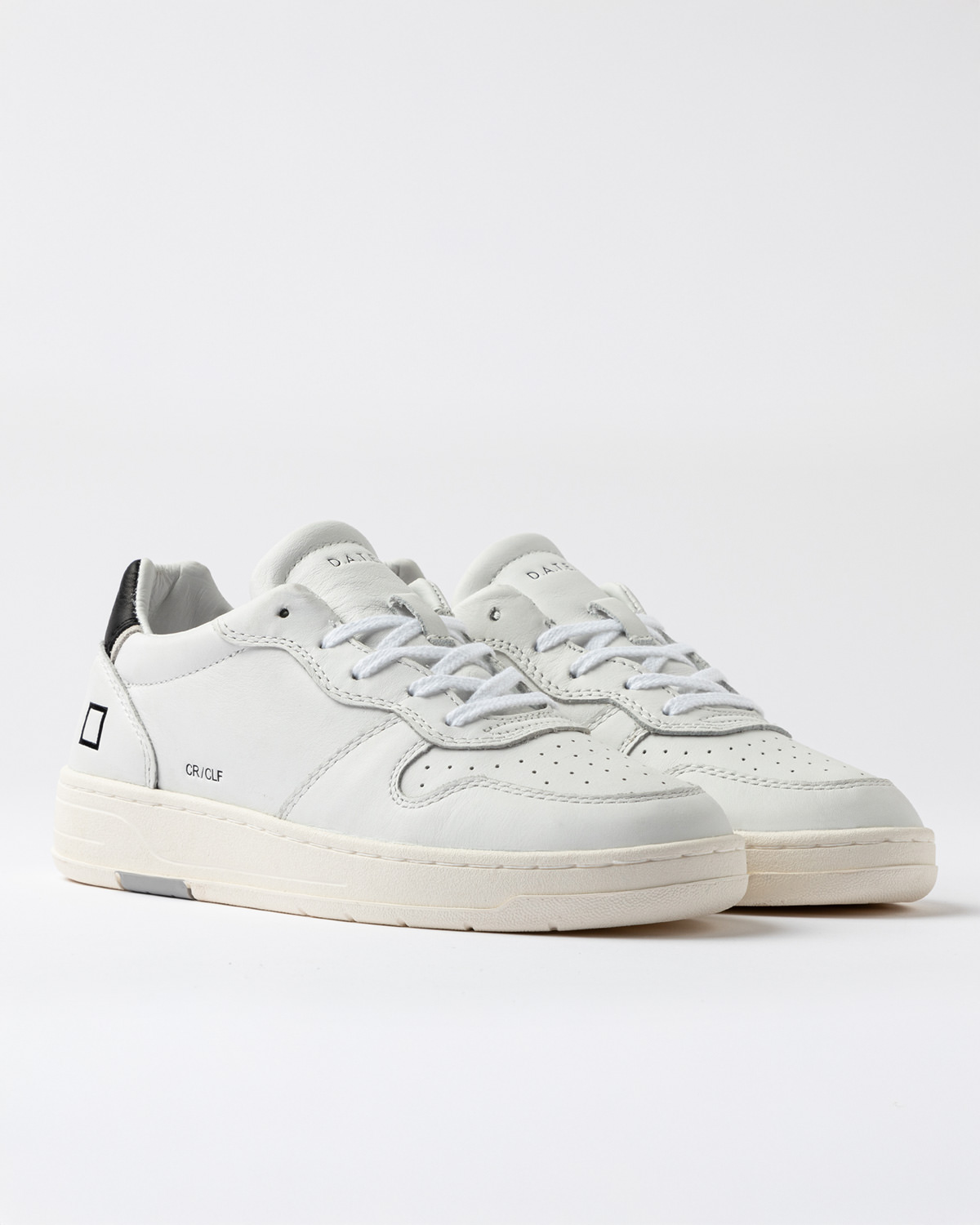 D.A.T.E.: COURT CALF WHITE-BLACK