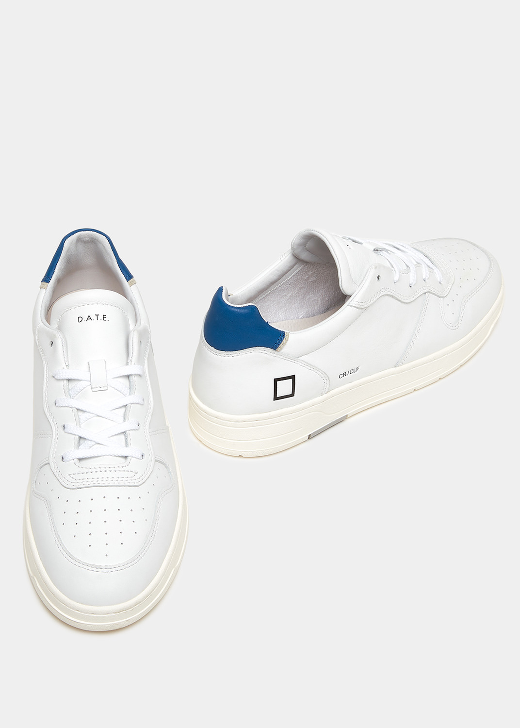 D.A.T.E.: COURT CALF WHITE-BLUETTE