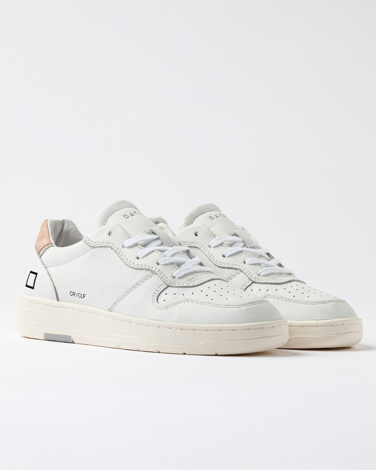 D.A.T.E.: COURT CALF WHITE-PINK