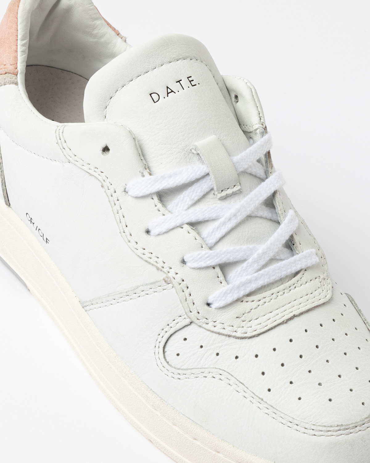 D.A.T.E.: COURT CALF WHITE-PINK